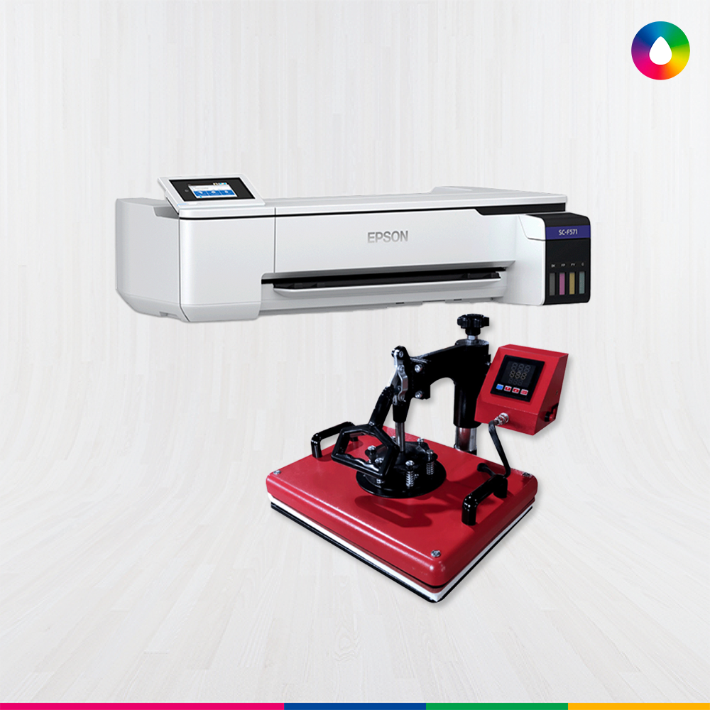 Combo #3 | IMPRESORA F570 & PRENSA BAIYIN 29x38
