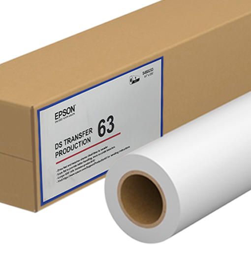 Papel Sublimación Epson® | DS TRANSFER PRODUCTION 64″ x 198 mts - 63grs